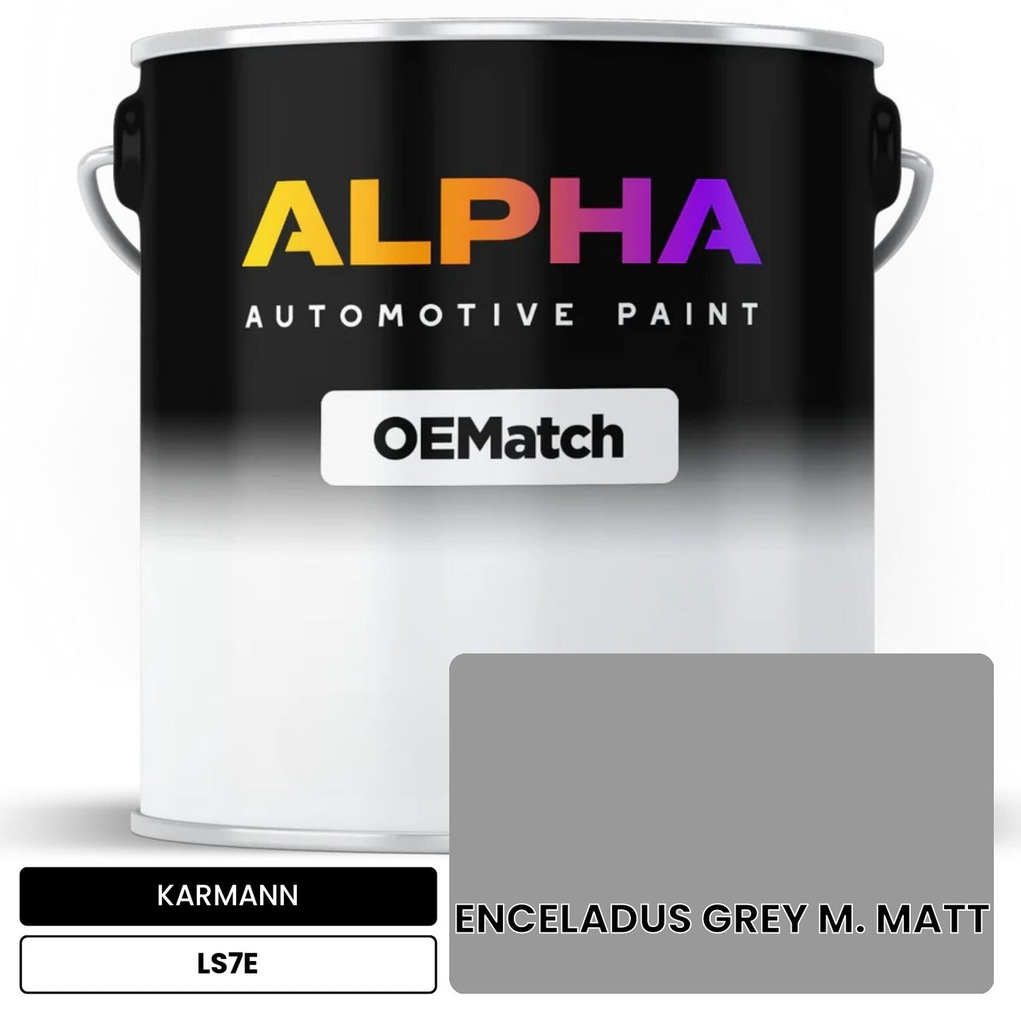 KARMANN ENCELADUS GREY M. MATT  LS7E OEMatch Basecoat