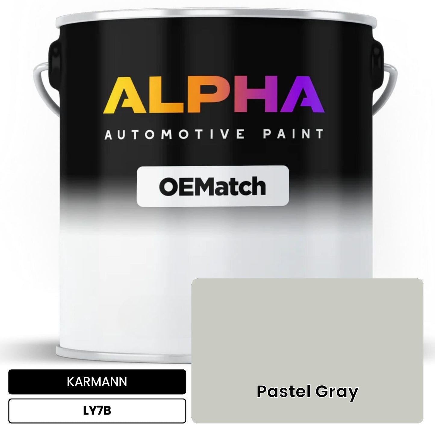 KARMANN Pastel Gray LY7B OEMatch Basecoat