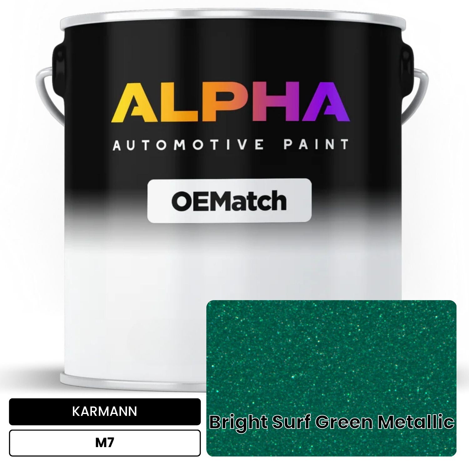 KARMANN Bright Surf Green Metallic M7 OEMatch Basecoat