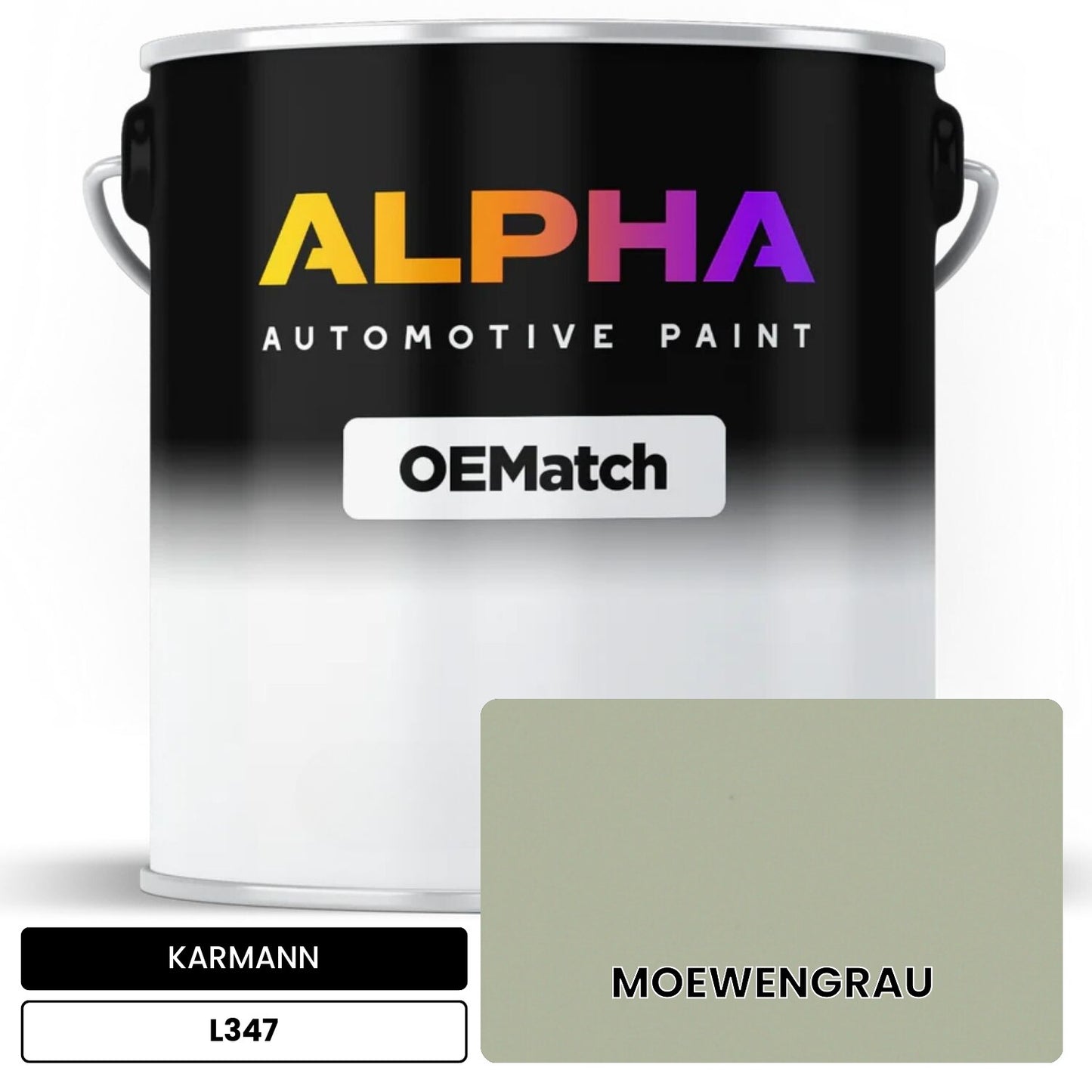 KARMANN Moewengrau L347 OEMatch Basecoat