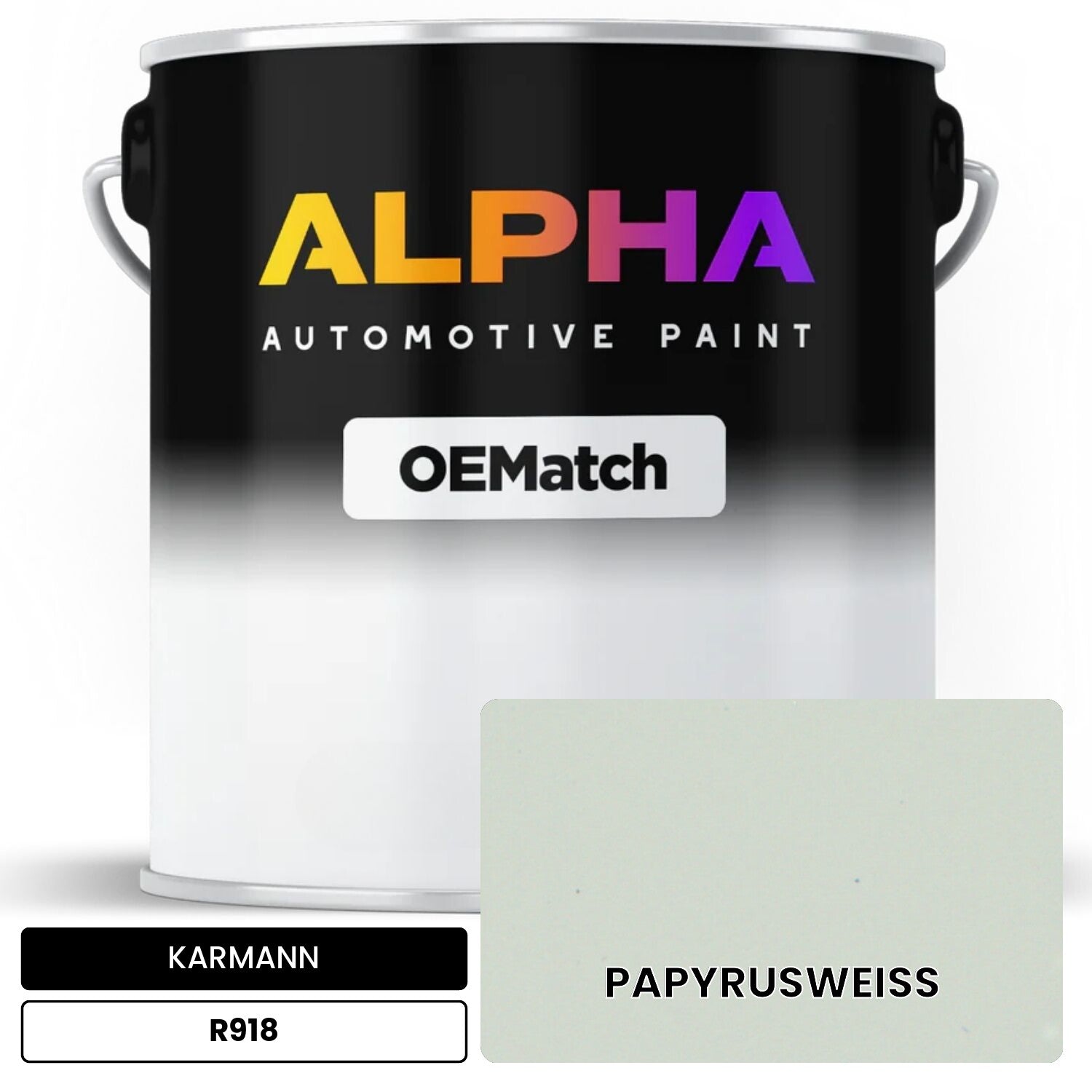 KARMANN Papyrus White R918 OEMatch Basecoat