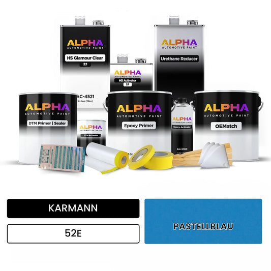 KARMANN Pastel Blue 52E OEMatch Vehicle Paint Kit