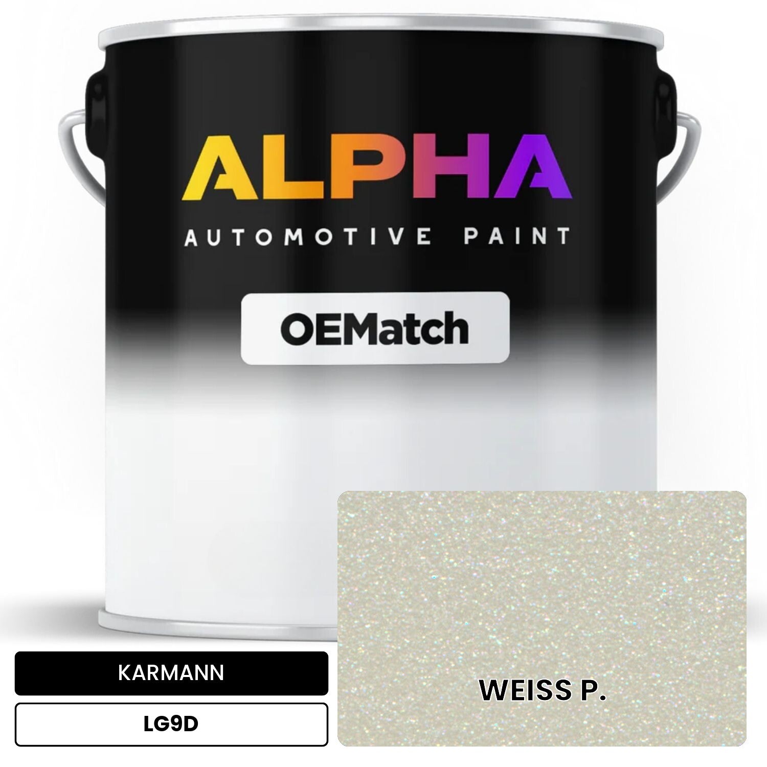 KARMANN Pearl White LG9D OEMatch Basecoat