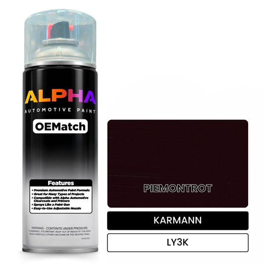 KARMANN Piemont Red LY3K OEMatch Spraycan