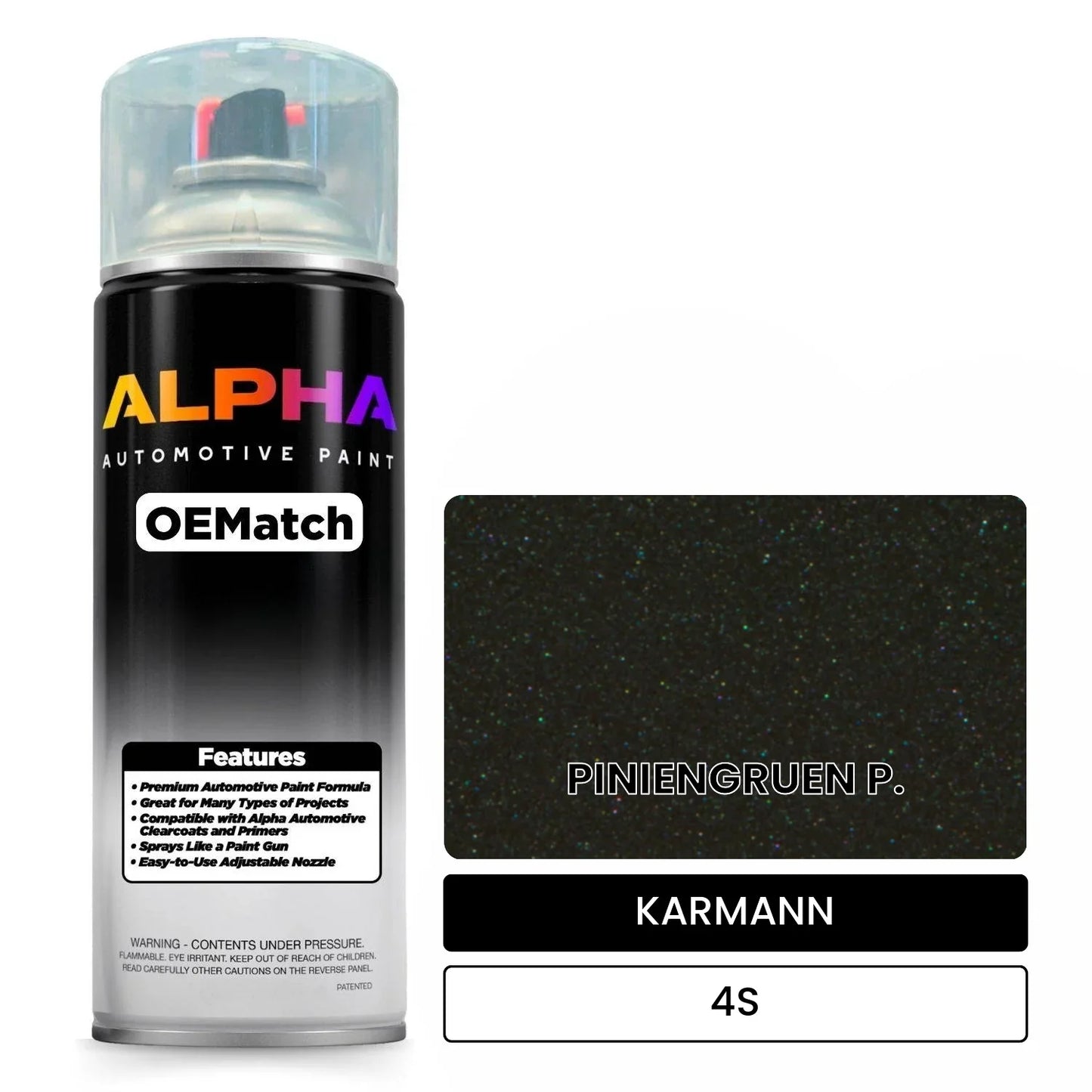 KARMANN Pine Green 4S OEMatch Spraycan