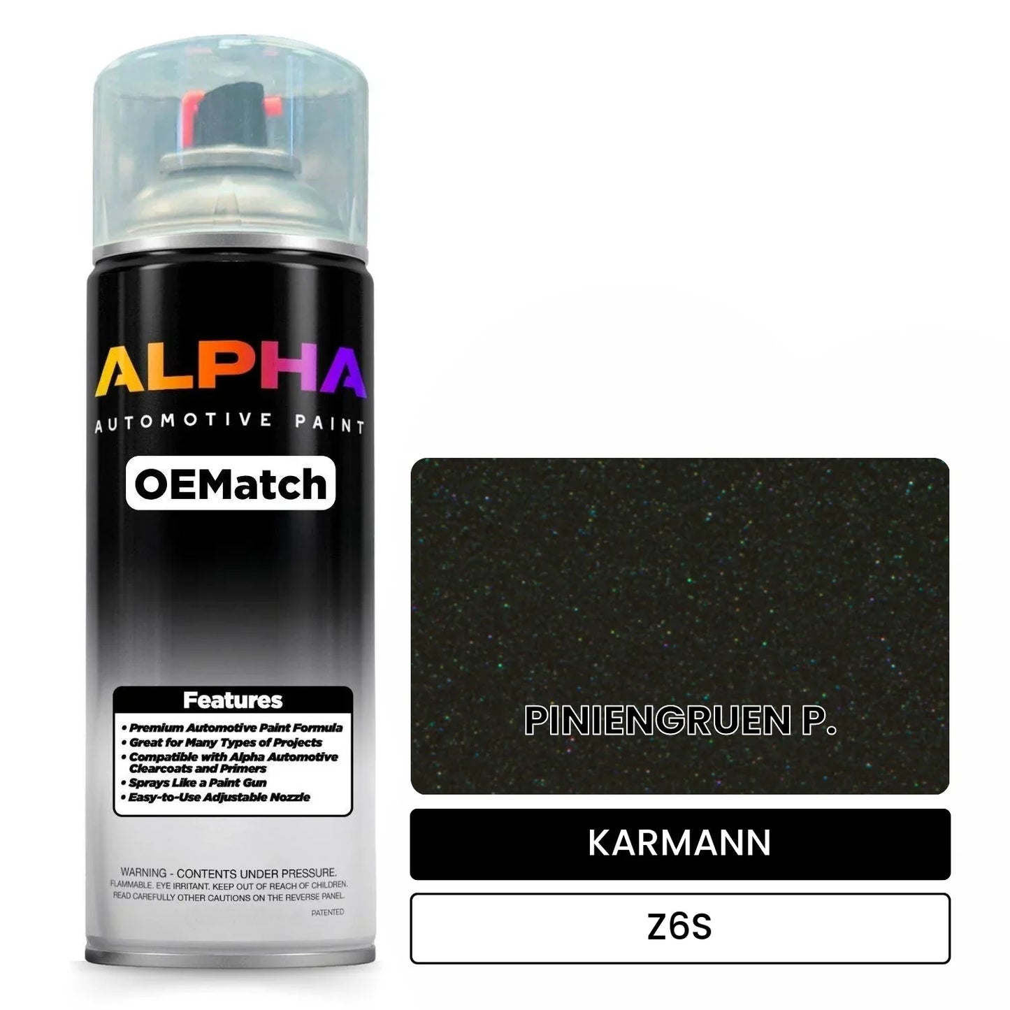 KARMANN Pine Green Z6S OEMatch Spraycan
