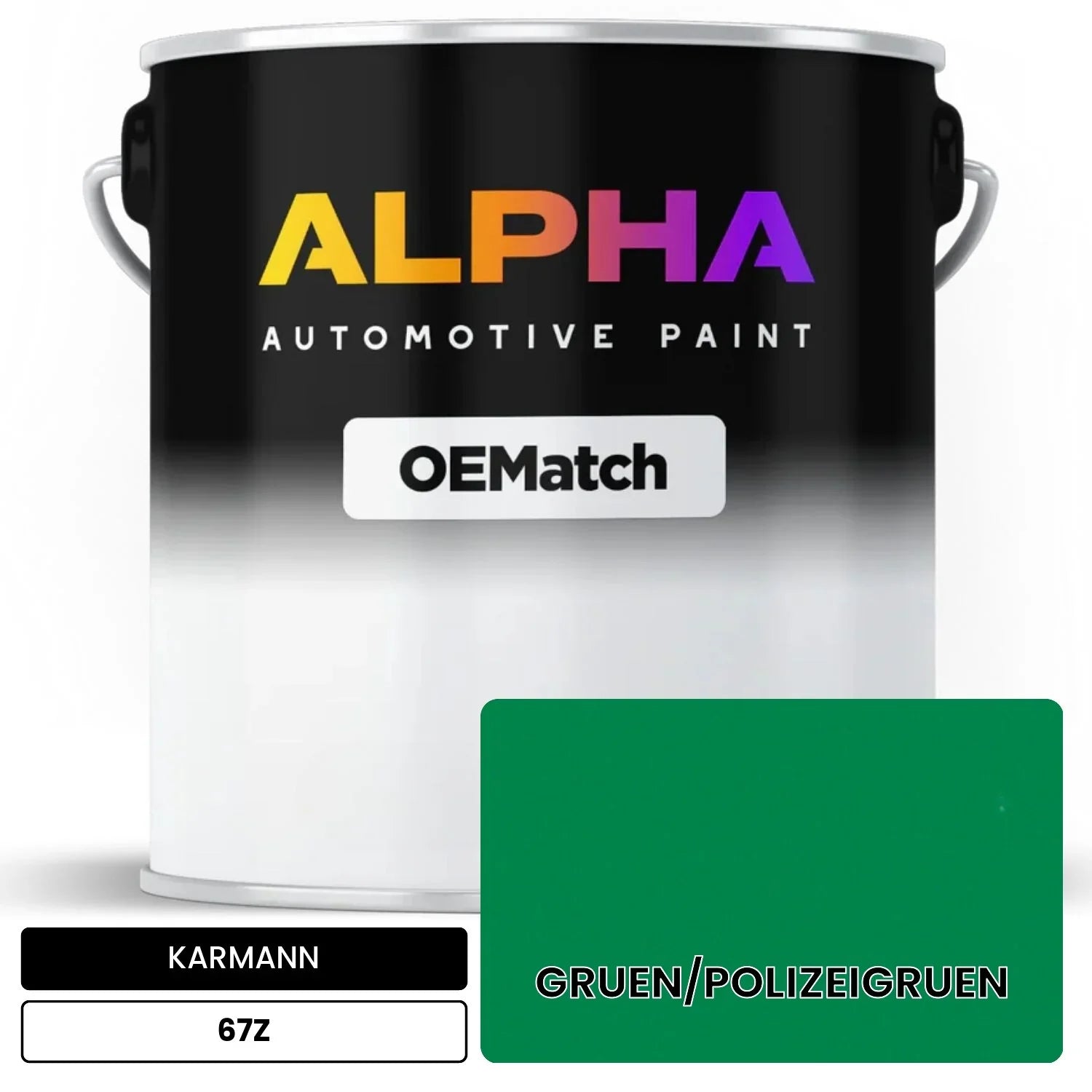KARMANN Police Green 67Z OEMatch Basecoat