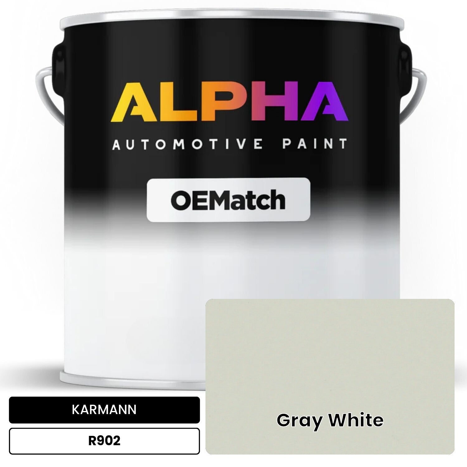 KARMANN Gray White R902 OEMatch Basecoat