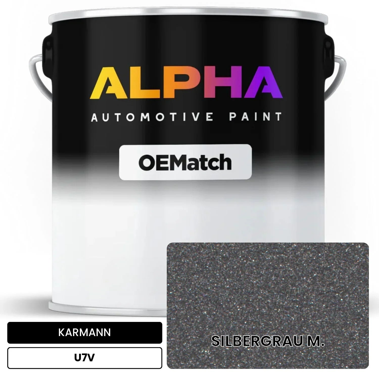 KARMANN Silver Gray Metallic U7V OEMatch Basecoat