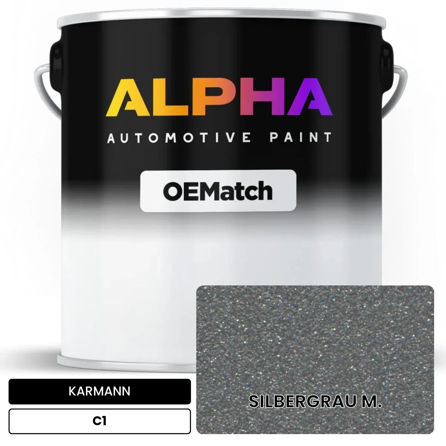 KARMANN Silver Grey Metallic C1 OEMatch Basecoat