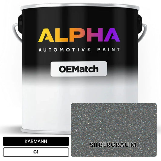 KARMANN Silver Grey Metallic C1 OEMatch Basecoat