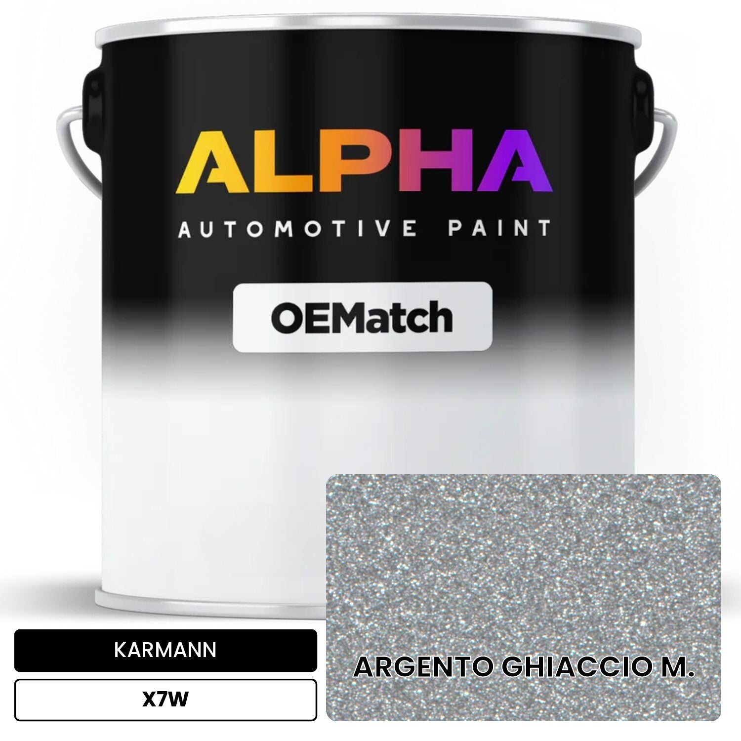 KARMANN Silver Ice Metallic X7W OEMatch Basecoat