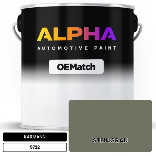KARMANN Stone Gray 9722 OEMatch Basecoat
