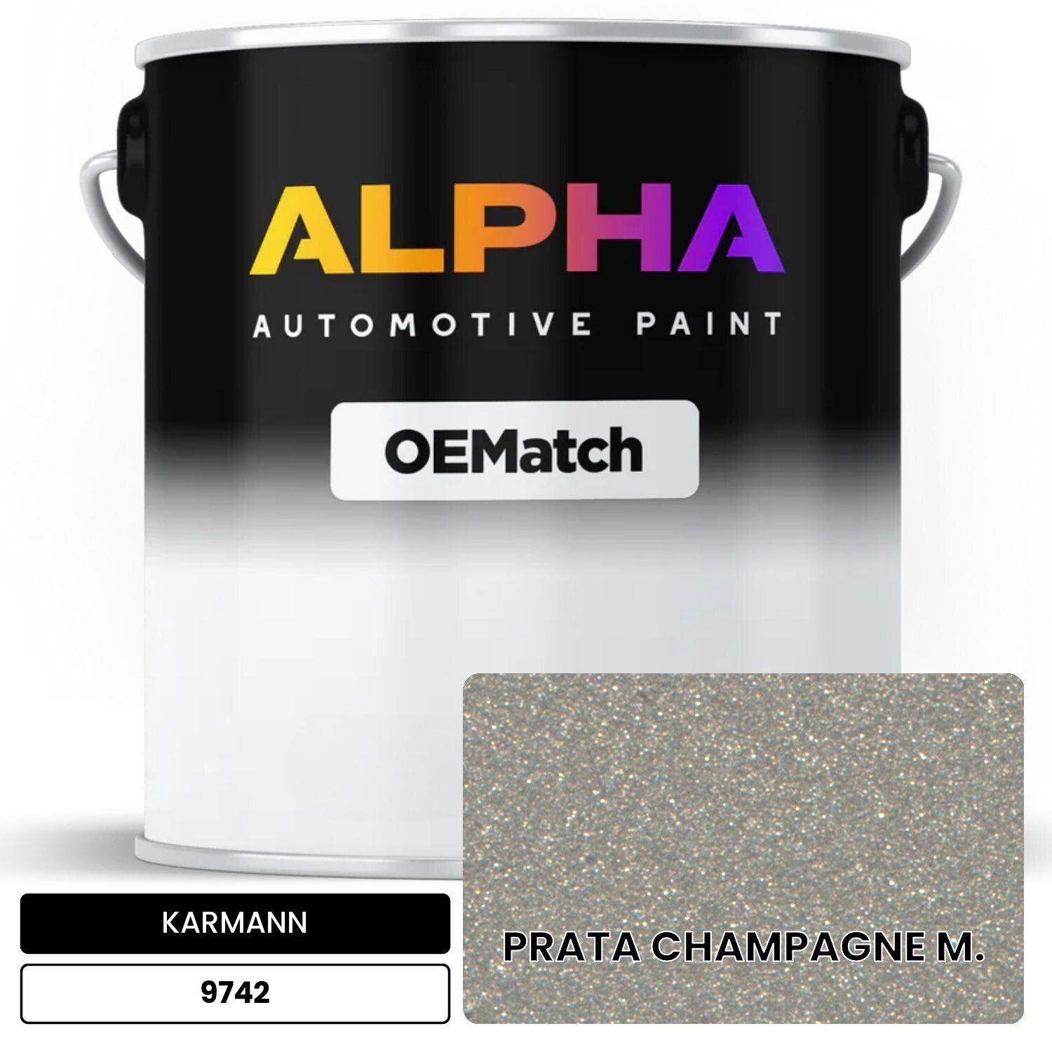 KARMANN Suede Silver 9742 OEMatch Basecoat