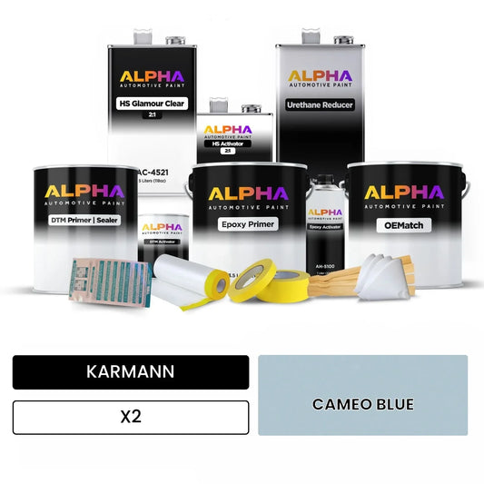 KARMANN Vapor Blue X2 OEMatch Vehicle Paint Kit