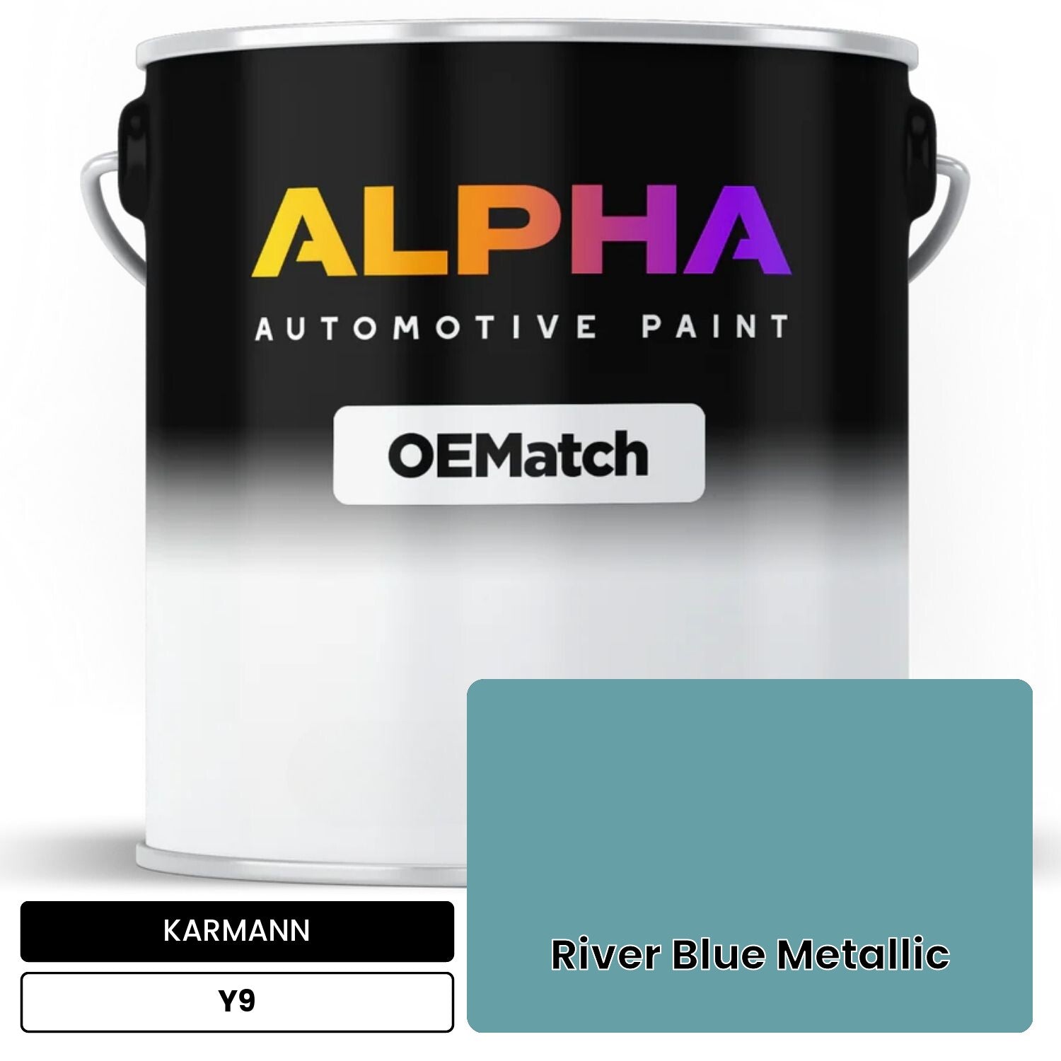 KARMANN River Blue Metallic Y9 OEMatch Basecoat