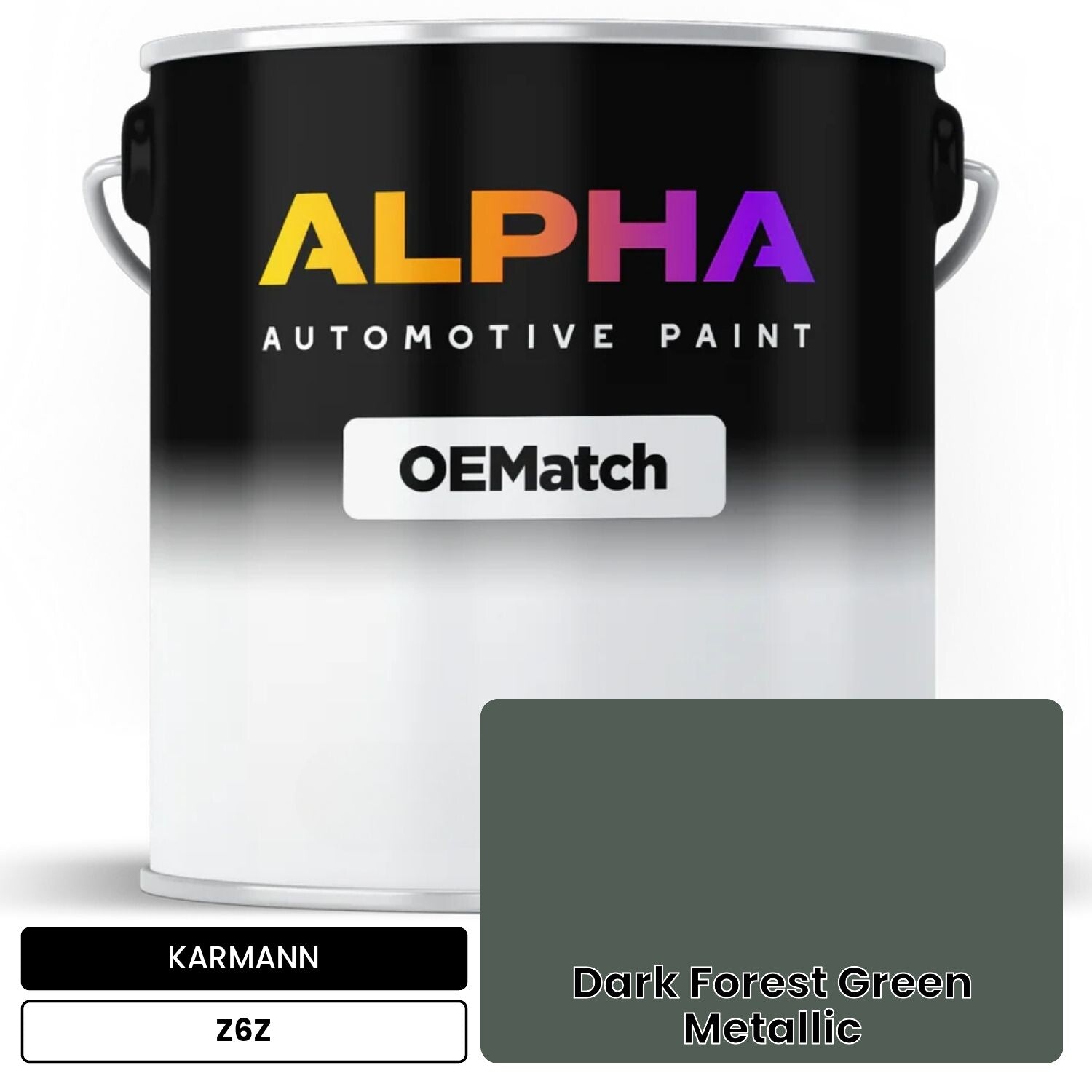 KARMANN Dark Forest Green Metallic Z6Z OEMatch Basecoat