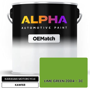 KAWASAKI MOTORCYCLE LIME GREEN 2004 - 3C KAW168 | OEMatch