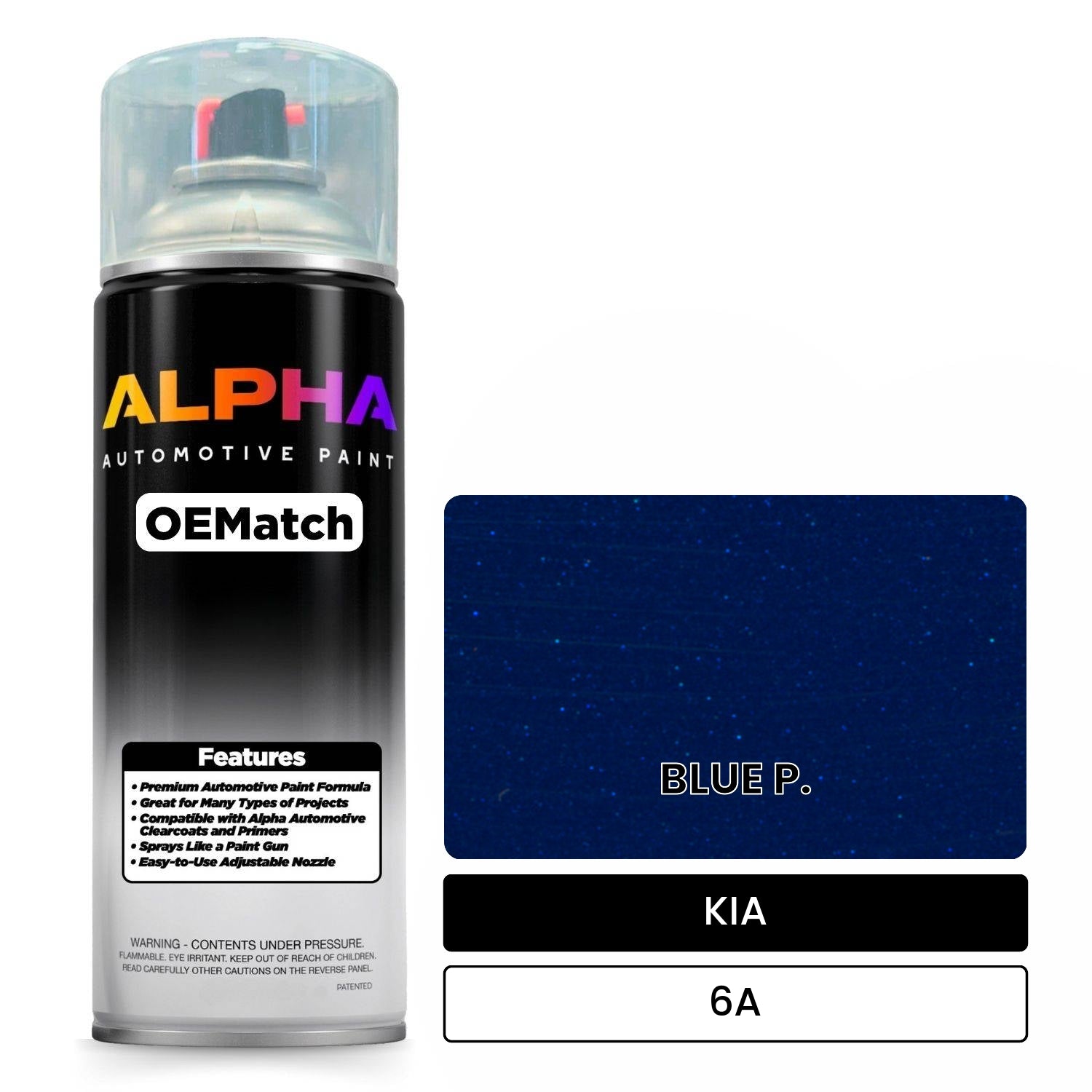 KIA BLUE P. 6A OEMatch Spraycan
