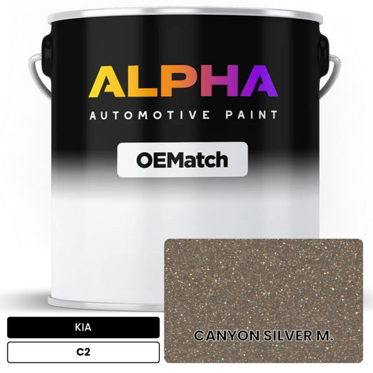 KIA CANYON SILVER M. C2 OEMatch Basecoat
