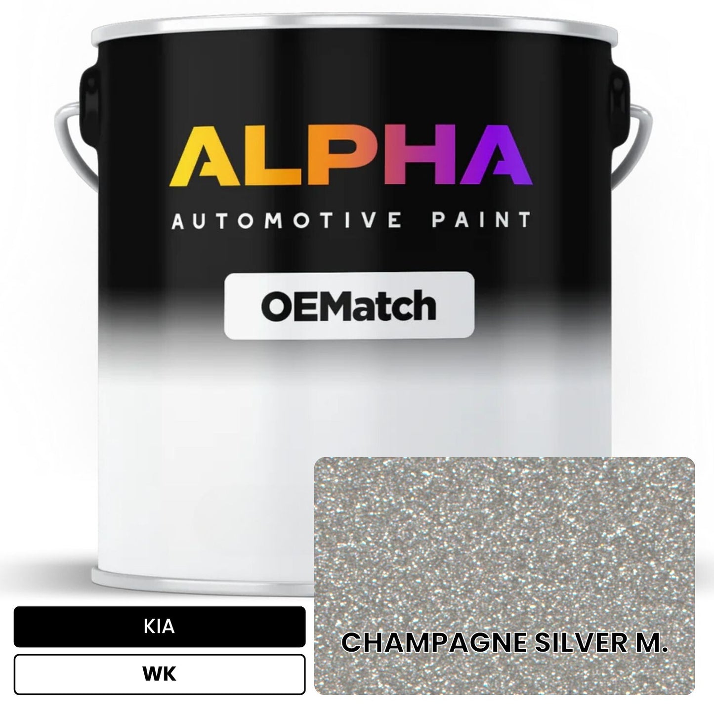 KIA CHAMPAGNE SILVER M. WK OEMatch Basecoat