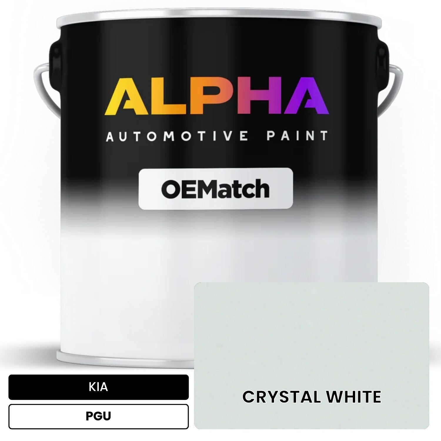 KIA CRYSTAL WHITE PGU OEMatch Basecoat
