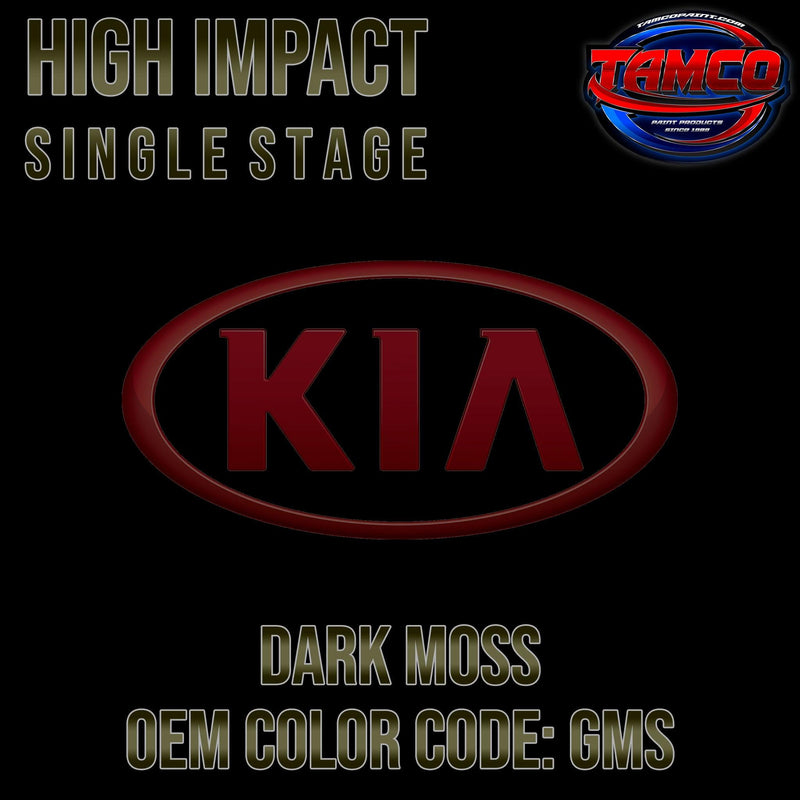 Kia Dark Moss | GMS | 2020-2022 | OEM High Impact Single Stage - The Spray Source - Tamco Paint Manufacturing