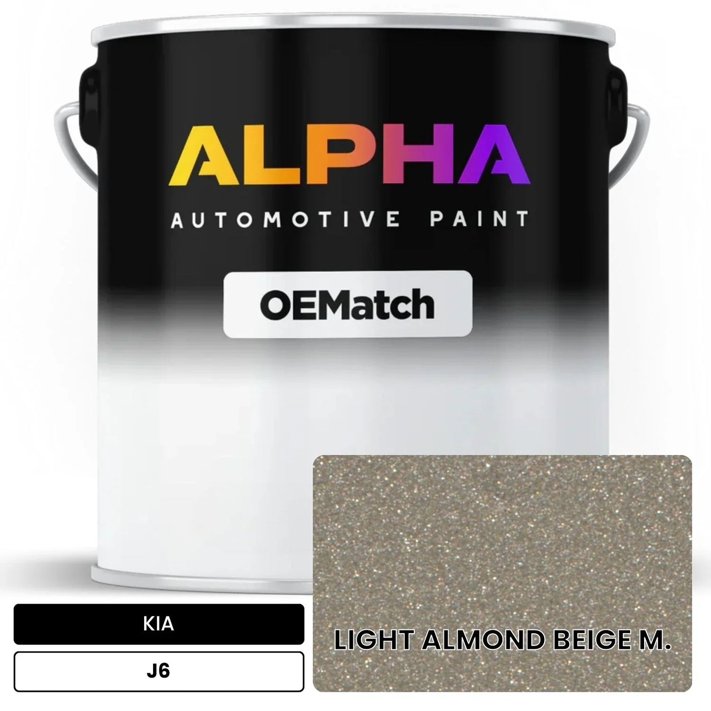 KIA LIGHT ALMOND BEIGE M. J6 OEMatch Basecoat