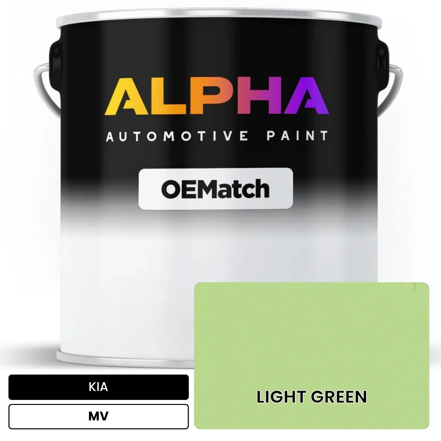 KIA LIGHT GREEN MV OEMatch Basecoat