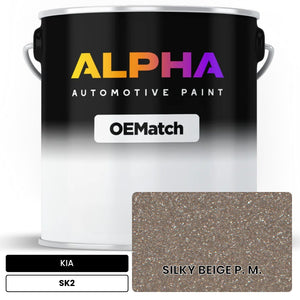 KIA SILKY BEIGE P. M. SK2 | OEMatch Automotive Basecoat