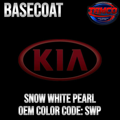 Kia Snow White Pearl | SWP | 2010-2022 | OEM Tri-Stage Basecoat - The Spray Source - Tamco Paint Manufacturing