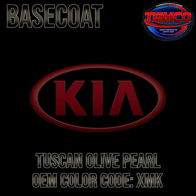 Kia Tuscan Olive Pearl | XMK | 2011-2013 | OEM Basecoat - The Spray Source - Tamco Paint Manufacturing
