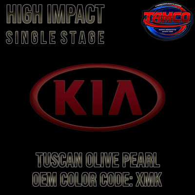 Kia Tuscan Olive Pearl | XMK | 2011-2013 | OEM High Impact Single Stage - The Spray Source - Tamco Paint Manufacturing