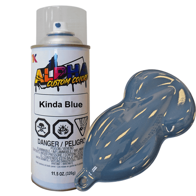 Kinda Blue Spray Can Midcoat - The Spray Source - Alpha Pigments