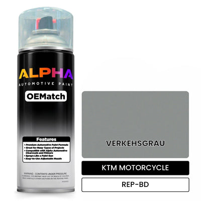KTM MOTORCYCLE VERKEHSGRAU REP-BD | OEMatch Automotive Spraycan