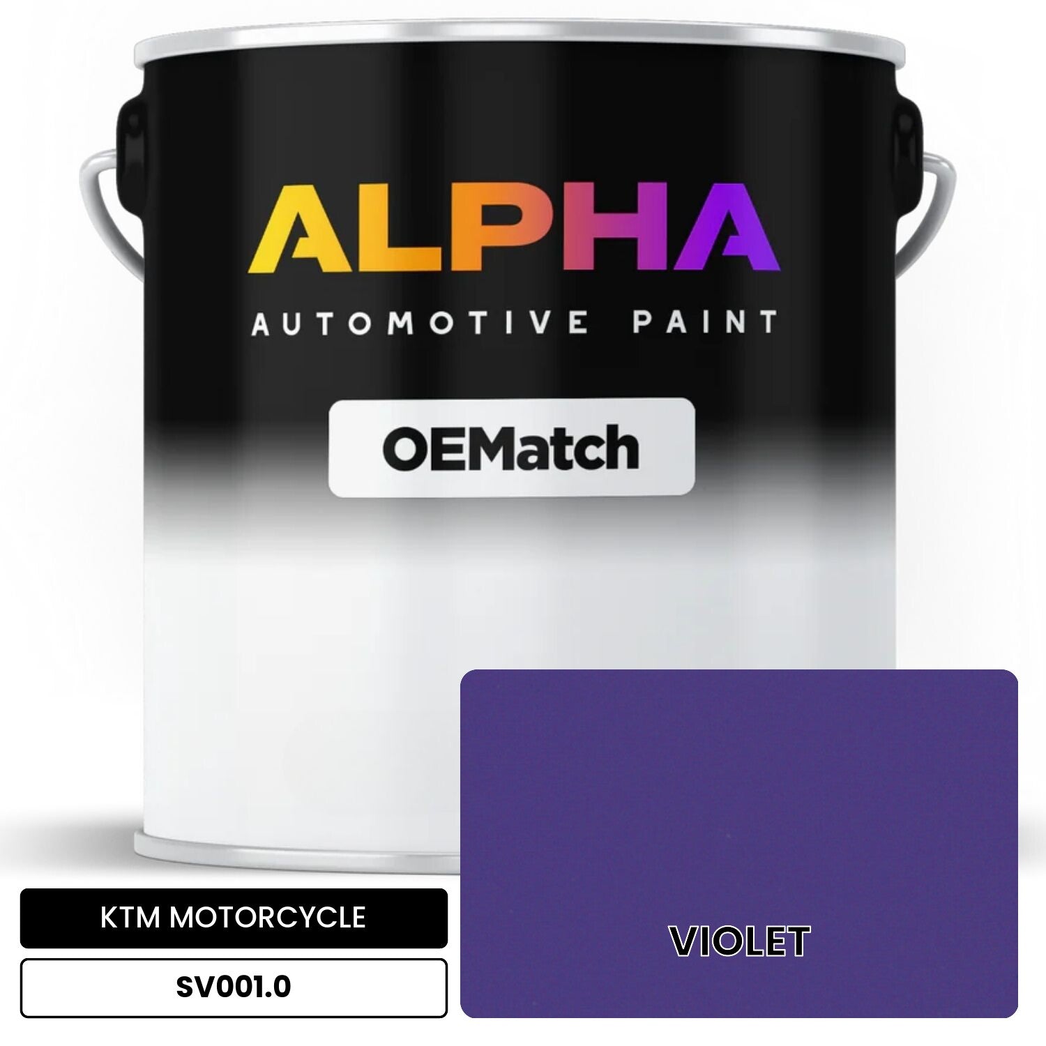 KTM MOTORCYCLE VIOLET SV001.0 OEMatch Basecoat
