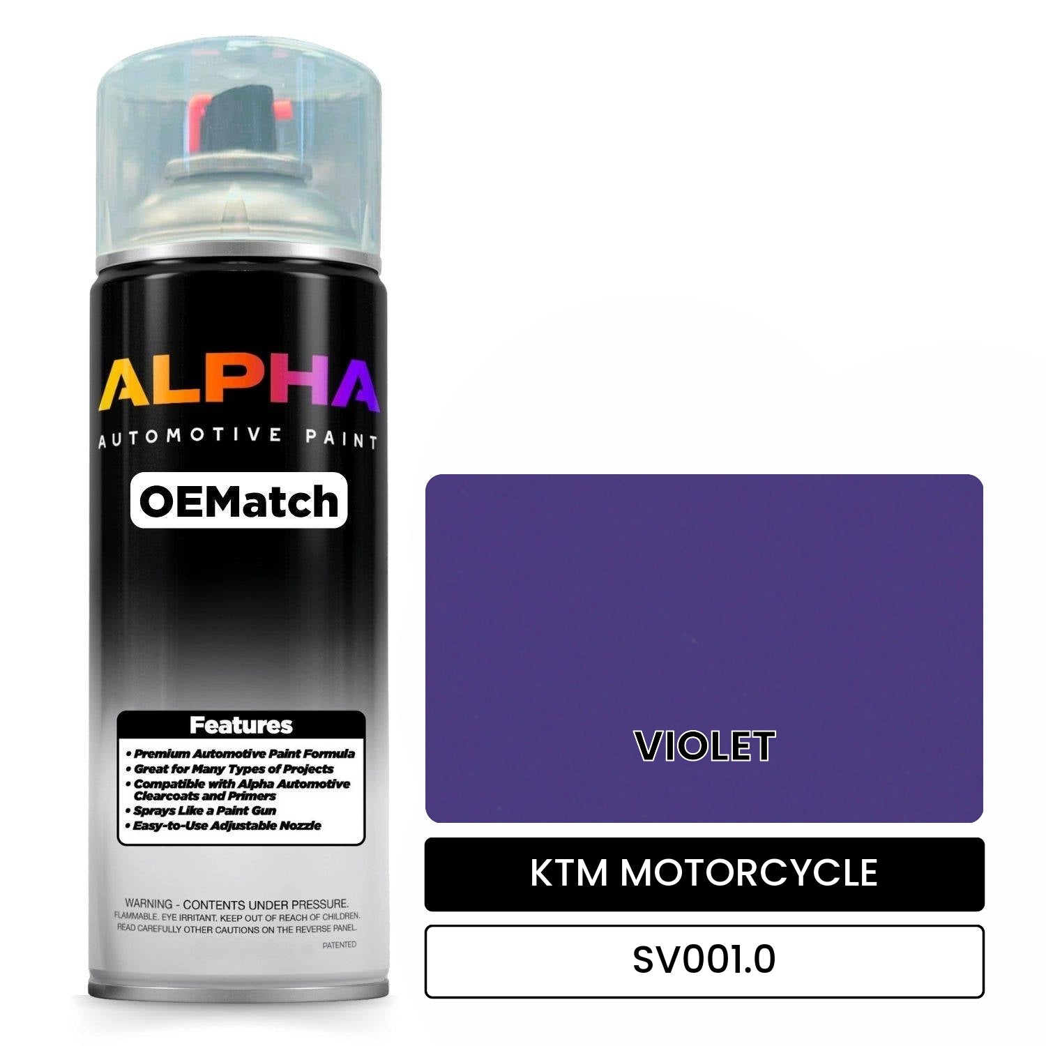 KTM MOTORCYCLE VIOLET SV001.0 OEMatch Spraycan