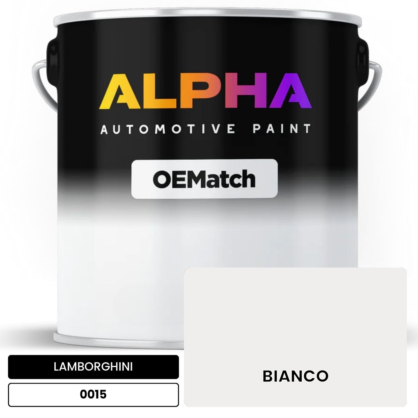 LAMBORGHINI BIANCO 0015 OEMatch Basecoat