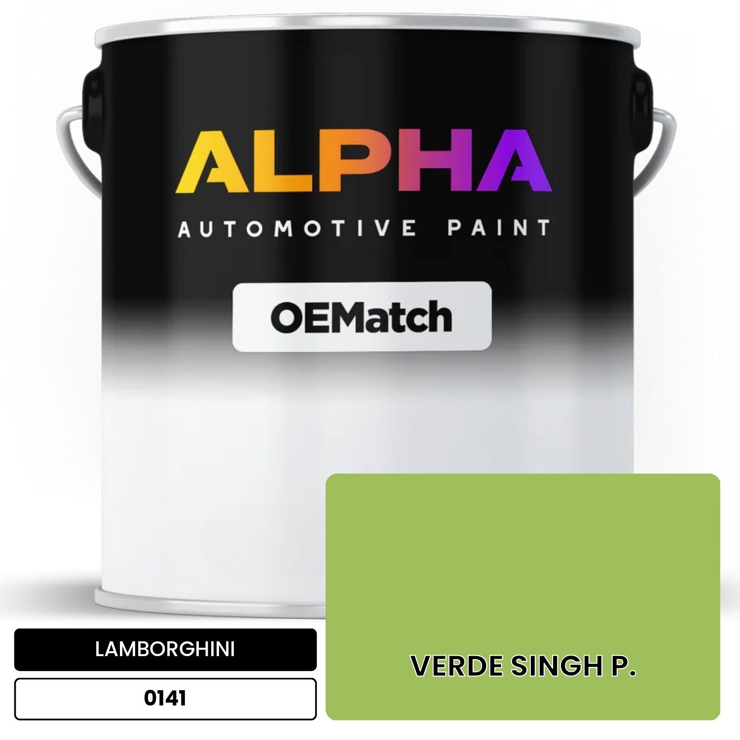 LAMBORGHINI VERDE SINGH P. 0141 OEMatch Basecoat