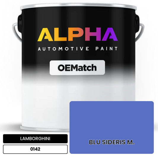 LAMBORGHINI BLU SIDERIS M. 0142 OEMatch Basecoat