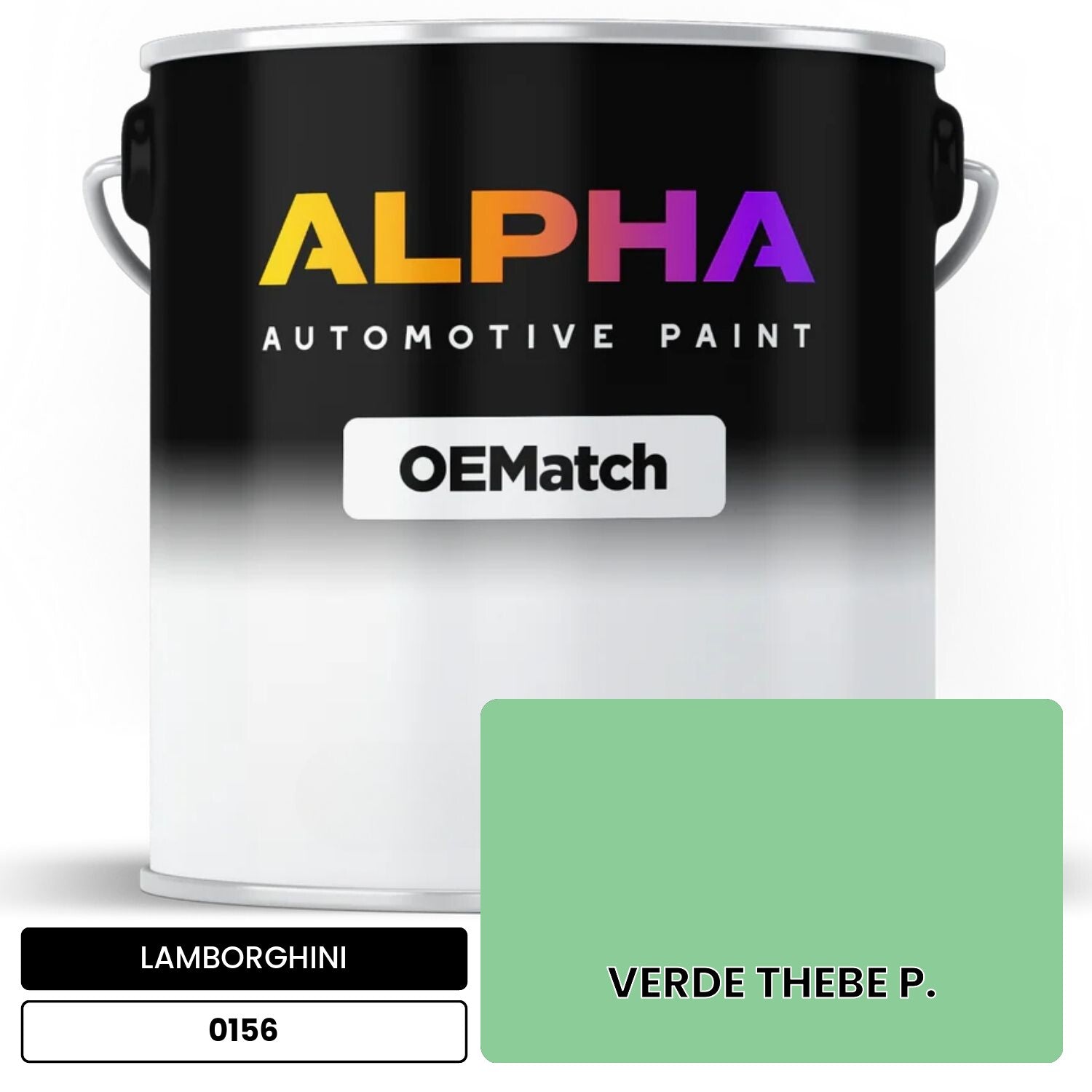 LAMBORGHINI VERDE THEBE P. 0156 | OEMatch Basecoat – The Spray Source