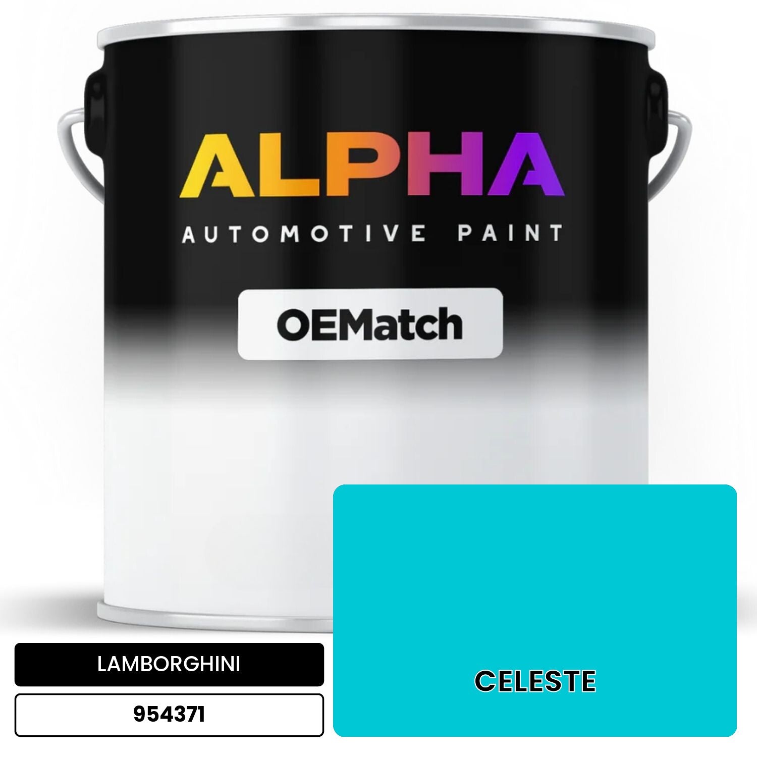 LAMBORGHINI CELESTE 954371 OEMatch Basecoat