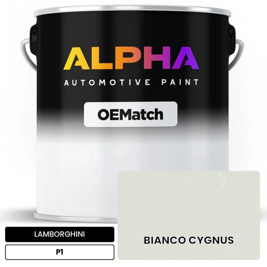 LAMBORGHINI BIANCO CYGNUS P1 OEMatch Basecoat
