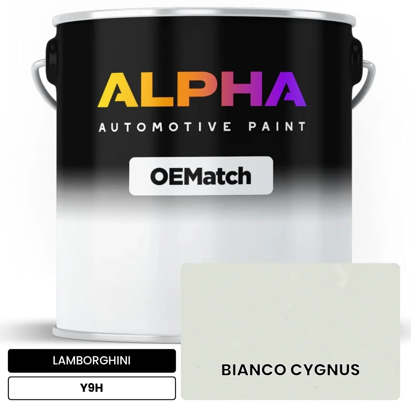 LAMBORGHINI BIANCO CYGNUS Y9H OEMatch Basecoat