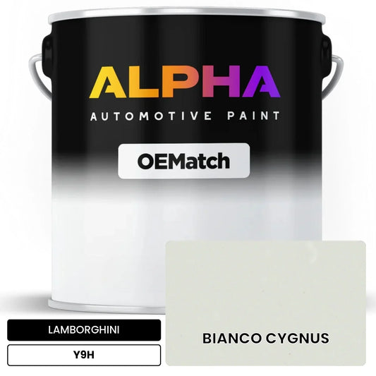 LAMBORGHINI BIANCO CYGNUS Y9H OEMatch Basecoat