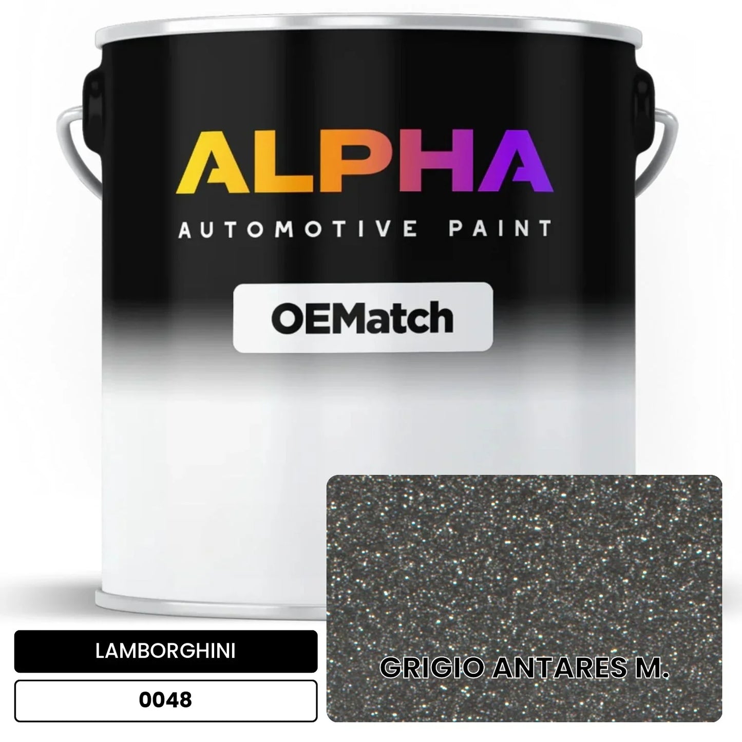 LAMBORGHINI GRIGIO ANTARES M. 0048 OEMatch Basecoat