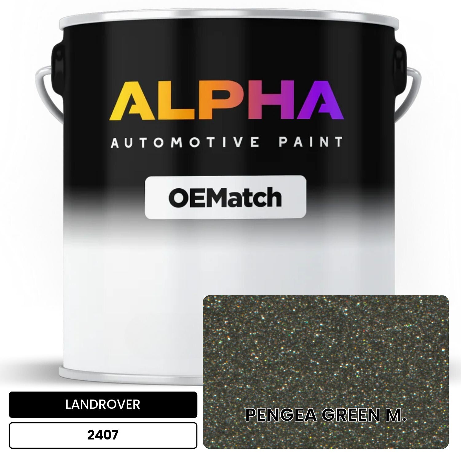 LANDROVER PENGEA GREEN M. 2407 OEMatch Basecoat