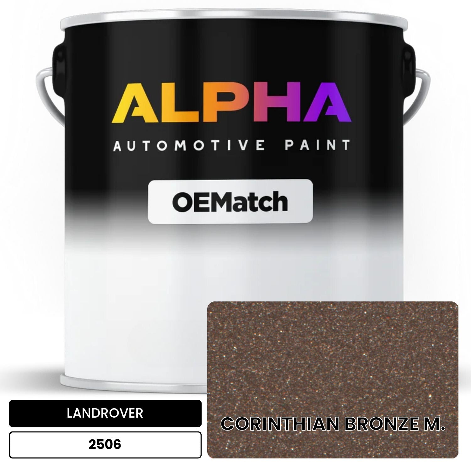 LANDROVER CORINTHIAN BRONZE M. 2506 OEMatch Basecoat