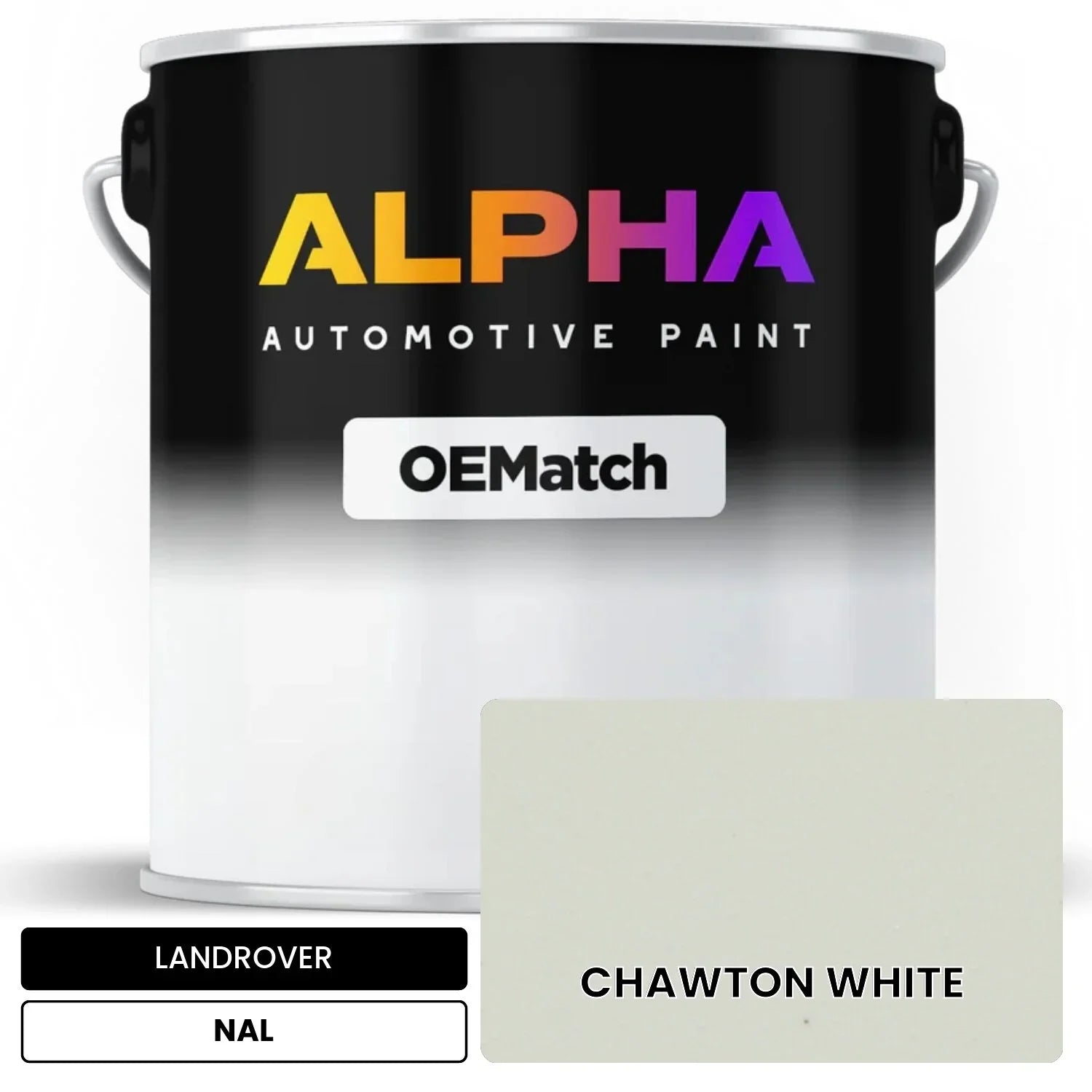 LANDROVER CHAWTON WHITE NAL OEMatch Basecoat