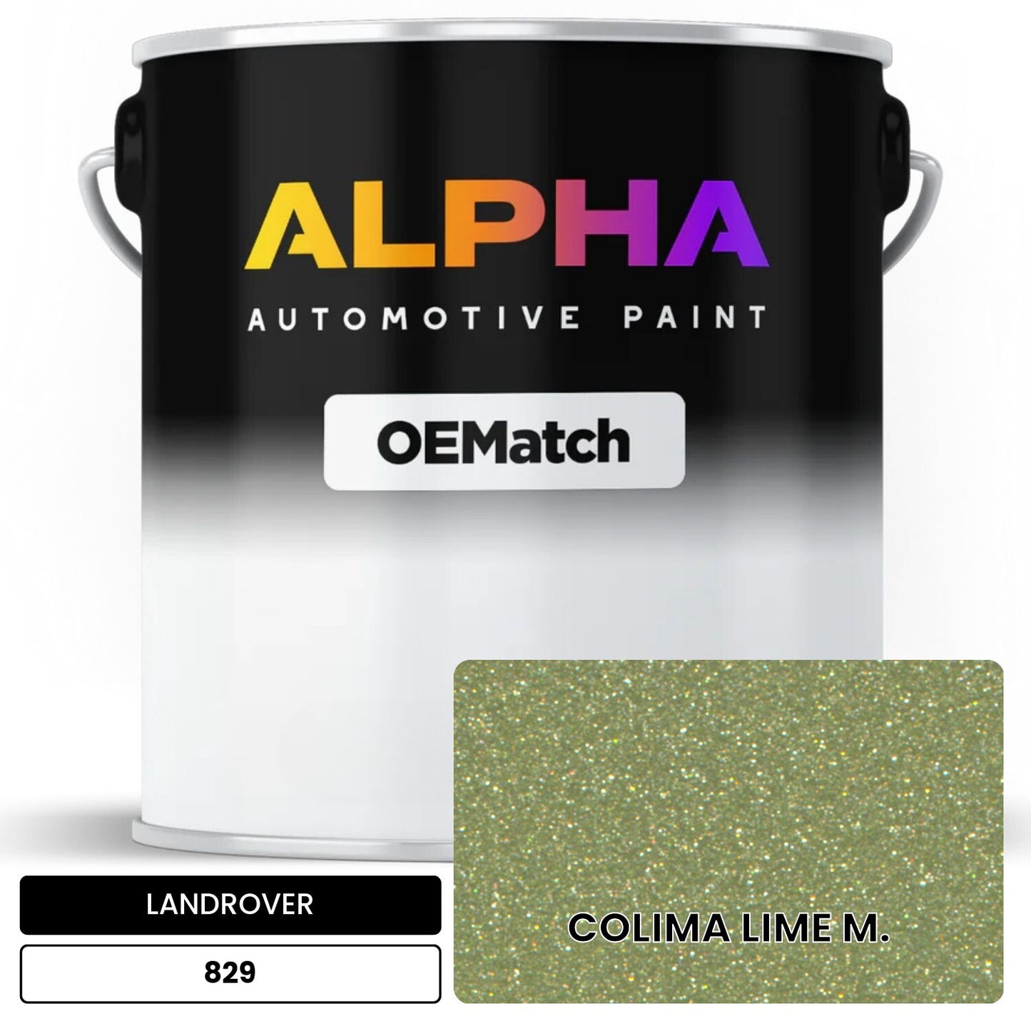 LANDROVER COLIMA LIME M. 829 OEMatch Basecoat